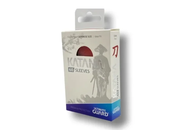 Ultimate Guard Katana Sleeves Japán méret - Piros (60)