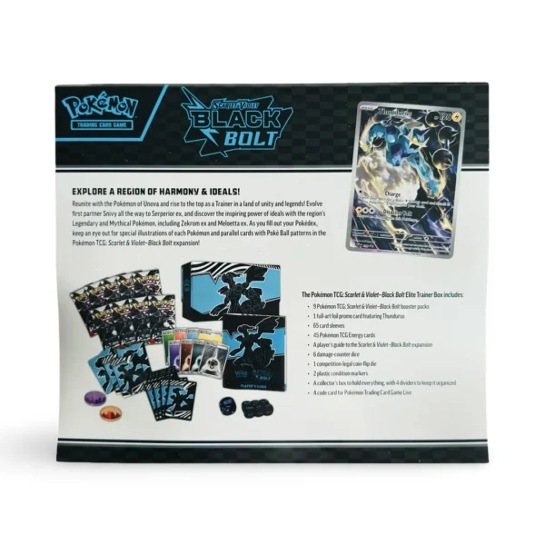 Pokémon TCG: SV10.5 Black Bolt Elite Trainer Box - Image 2